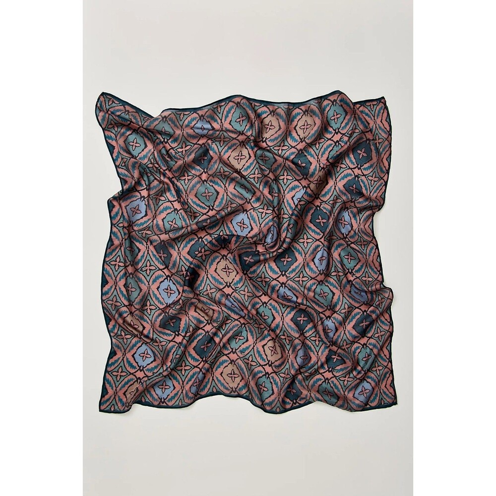 Free People So Silk Printed Bandana Scarf Tube Top Belt Paisley Wrap OS 291940
